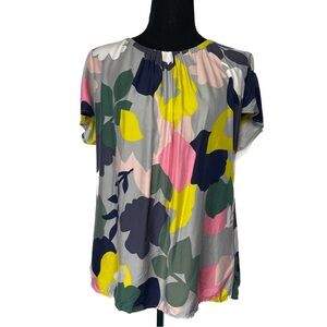 Boden Multicolor Floral Blouse